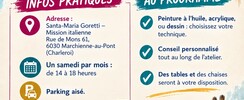 Atelier créatif - Cours de dessin/peinture
